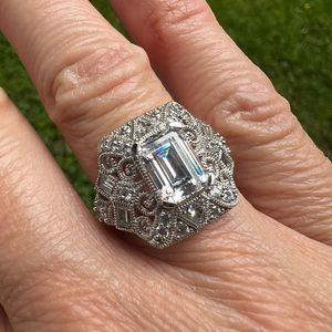 “Absolute” Vintage Style Cocktail Ring HSN